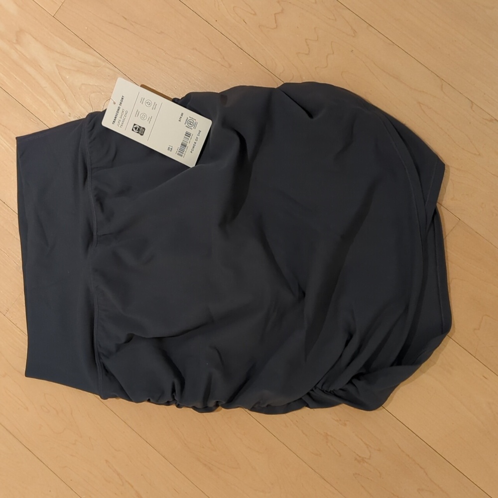 New Athleta Transcend Skort, Dark Gray